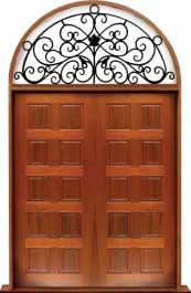 10 panel: door in frame