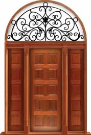 10 panel: door in frame