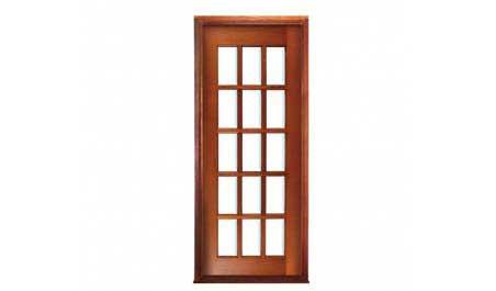 15 bevel glazed: door in frame