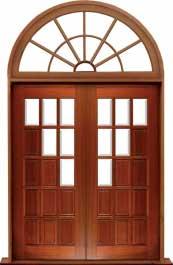 15 panel diagonal: double door