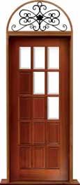 15 panel diagonal: double door