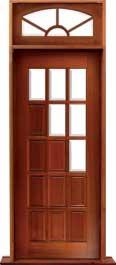 15 panel diagonal: double door