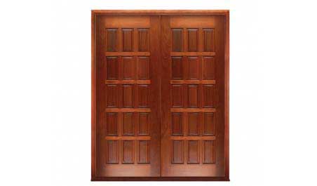 15 panel: double door