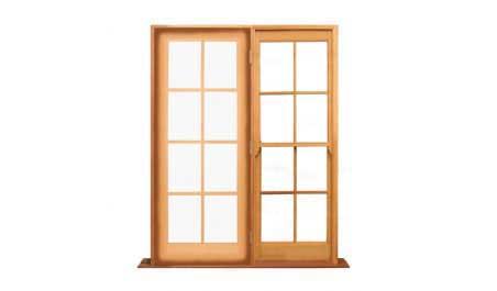 8 light: 1 door + 1 doublehung on right