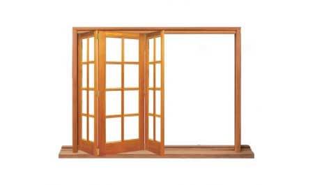 8 light: three sash bifold (all left or right)