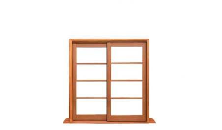 4 light horizontal: two sash window (1 sliding)