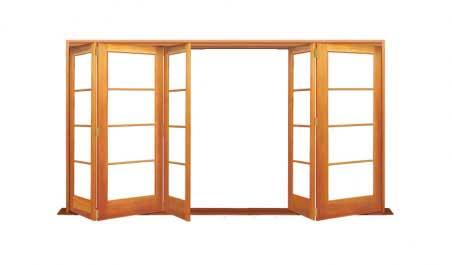 4 light: five door bifold - 3 one way 2 the other