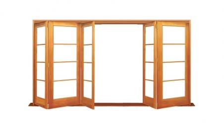 4 light: five door bifold - 3 one way 2 the other