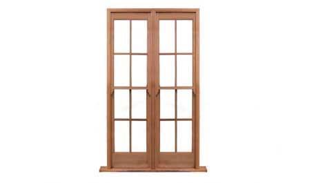 8 light double hung: twin unit