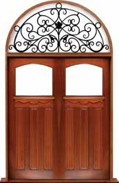 federation archtop: double door +  two sidelights