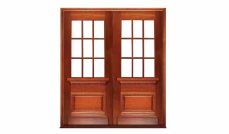 hampshire 9 light: double door