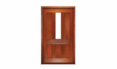 center glazed vermont pivot: door in frame