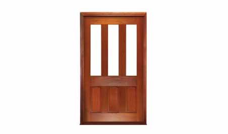 fully glazed vermont pivot: door in frame