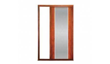 aurora: single door + fixed glass on left