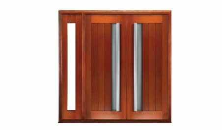 bauhaus: double door + sidelight on left