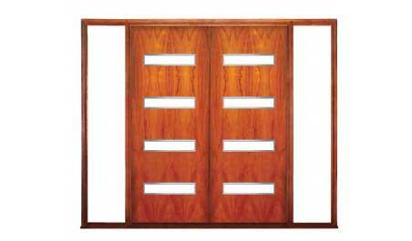 broadband: double door +  two fixed glass