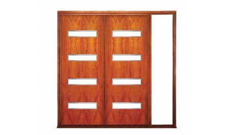 broadband: double door + fixed glass on right