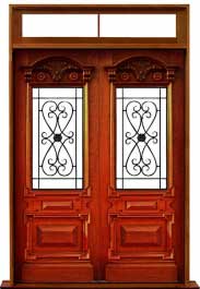 chateau iron: double door