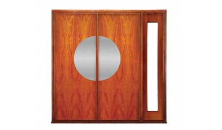 chi: double door + sidelight on right