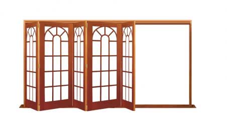 conservatory: five door bifold - all left or all right