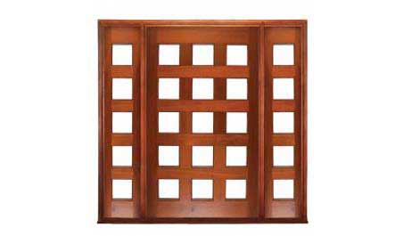 coolum glazed: single door +  two sidelights