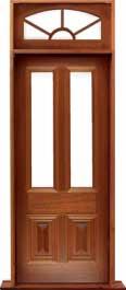 glazed cricket bat: door in frame