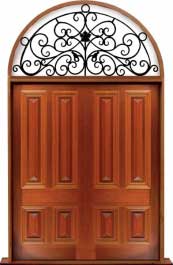 cricket bat: single door + sidelight on right