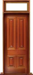 cricket bat: single door + sidelight on right