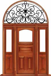 edwardian: single door + sidelight on right