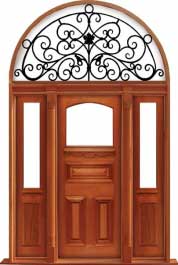 federation archtop: double door +  two sidelights