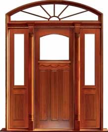 federation archtop: double door +  two sidelights