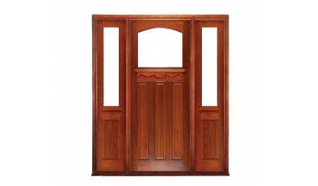 federation archtop: single door +  two sidelights