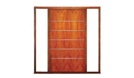 fineline pivot: single door +  two sidelights