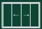 4&nbsp;doors&nbsp;(2&nbsp;sliding)</br>OXXO
