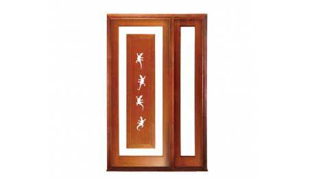 gecko: single door + sidelight on right