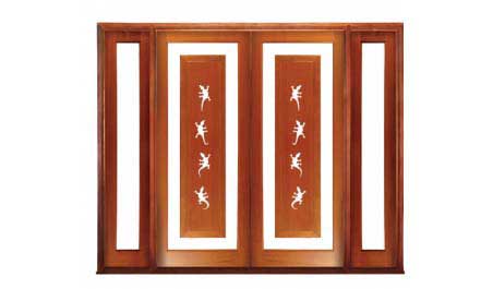 gecko: double door +  two sidelights