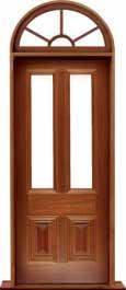 glazed cricket bat: door in frame