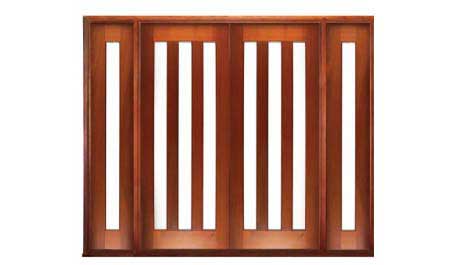 java: double door +  two sidelights