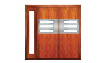 mali: double door + sidelight on left