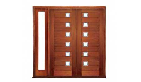 newport: double door + sidelight on left