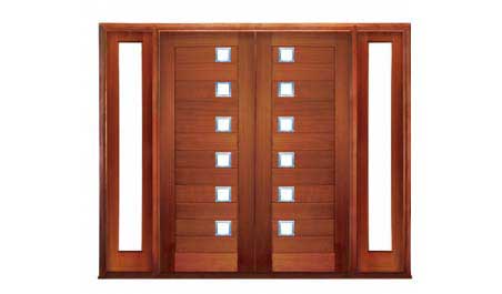 newport: double door +  two sidelights