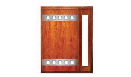 pito pivot: single door + sidelight on right