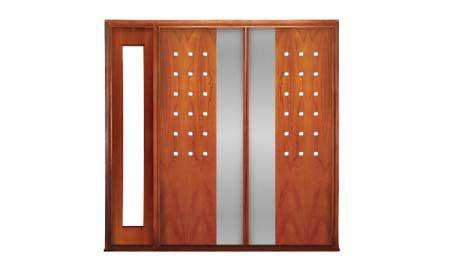 portside: double door + sidelight on left