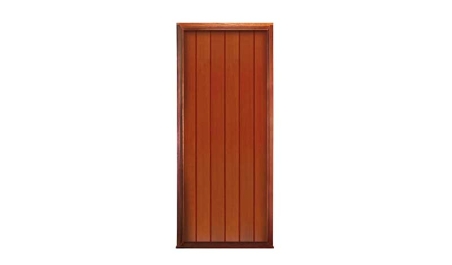 shaker vertical plank: door in frame