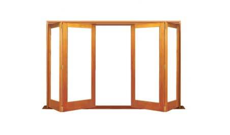 double glazed single light: four door bifold - 2 left + 2 right