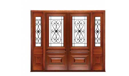 sovereign iron: double door +  two sidelights