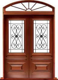 sovereign iron: single door +  two sidelights