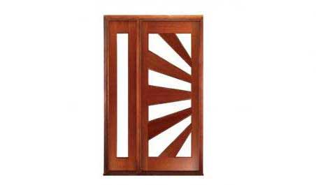 sunrise: single door + sidelight on left