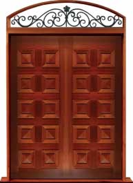 tessellated bat: double door