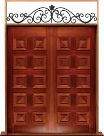 tessellated bat: double door